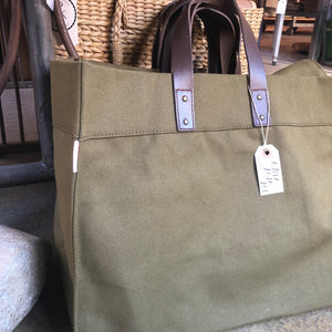 Olive Canvas Tote