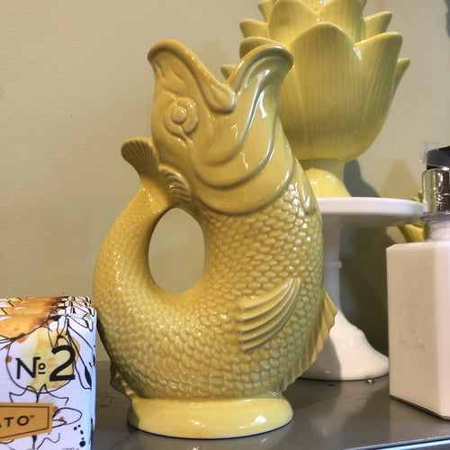 Yellow Gluggle Jug