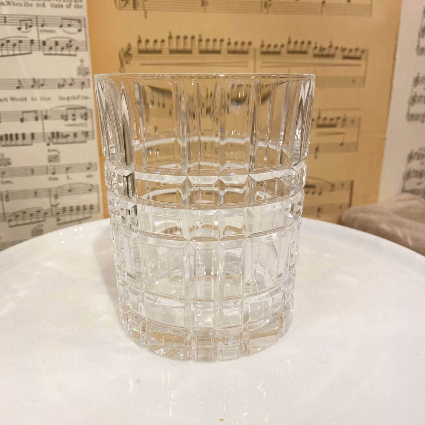Etched Whiskey Whiskey Glass