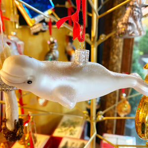 Beluga Whale Ornament