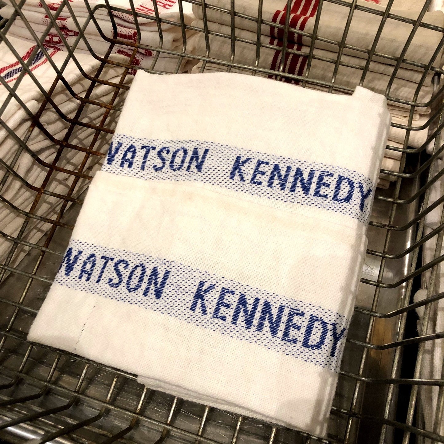Watson Kennedy French Blue Tea Towel