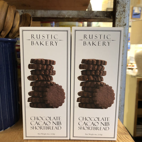 Chocolate Cacao Nib Shortbread