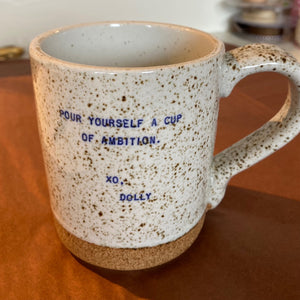 XO Mug Dolly Quote