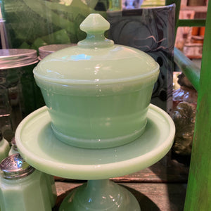 Jadeite Butter Dish