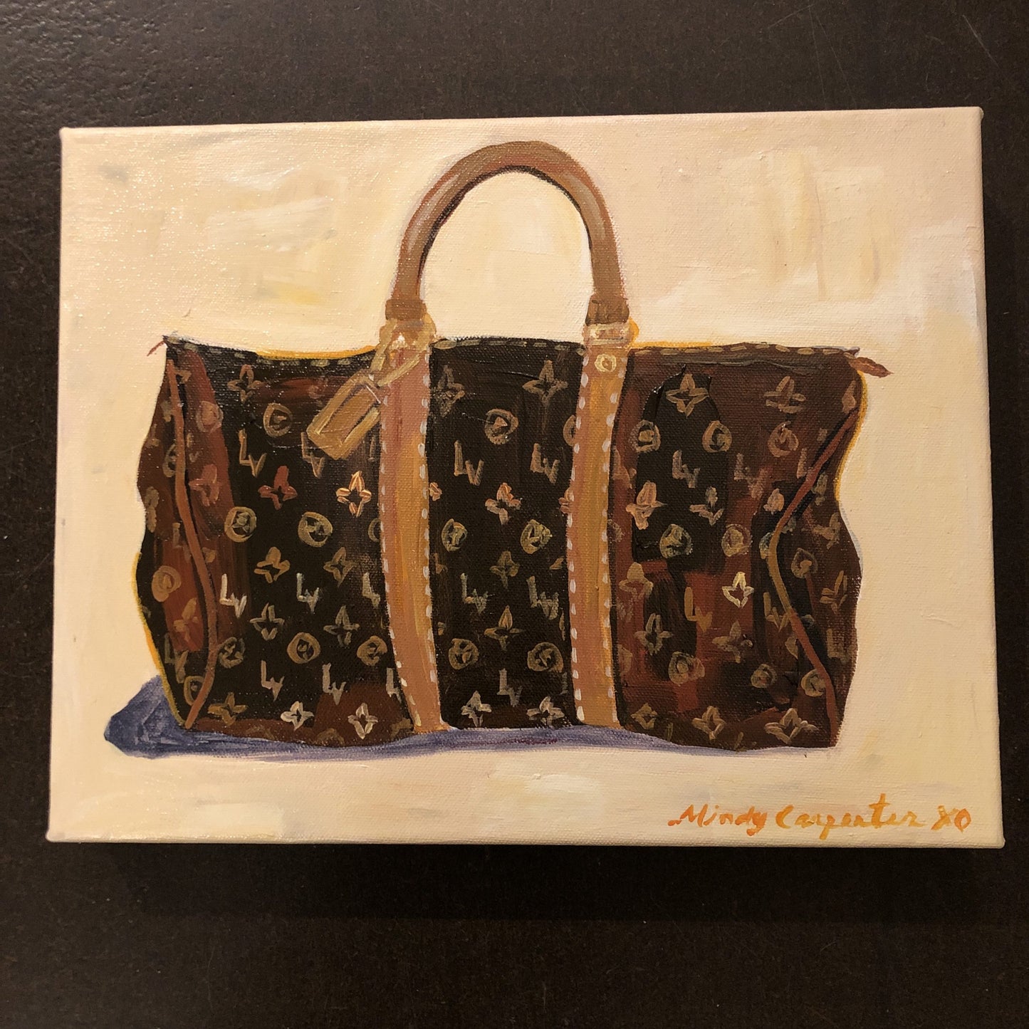 Custom Painting a LOUIS VUITTON Bag?! 