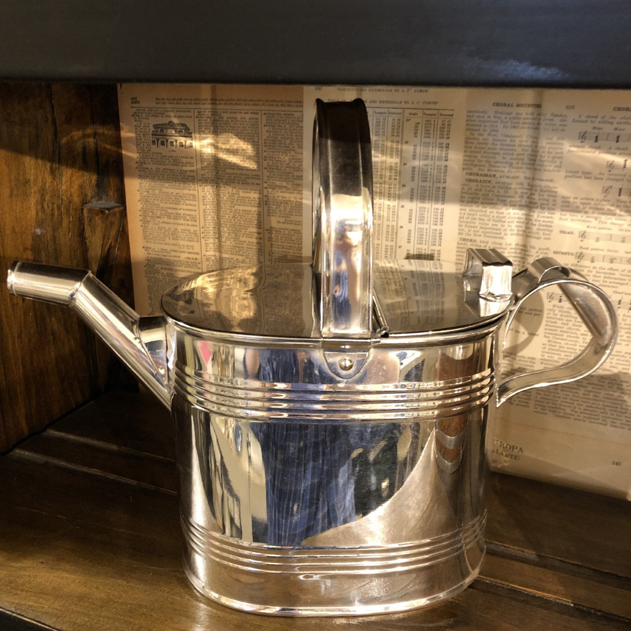 Vintage Silver Watering Can