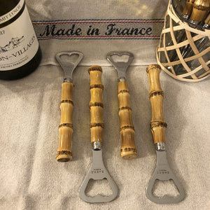 French Bamboo Bottle Opener
