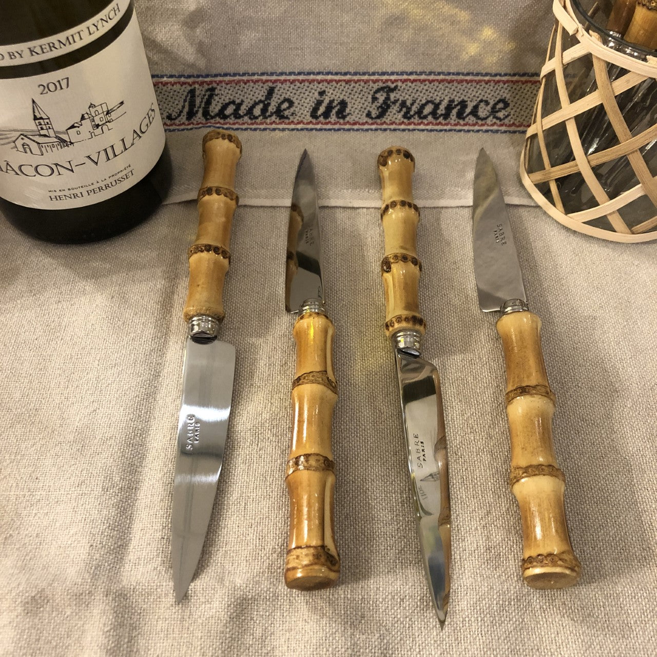 French Bamboo Bar Knife
