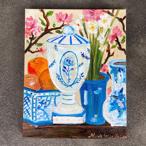 Delft & Oranges by Mindy Carpenter