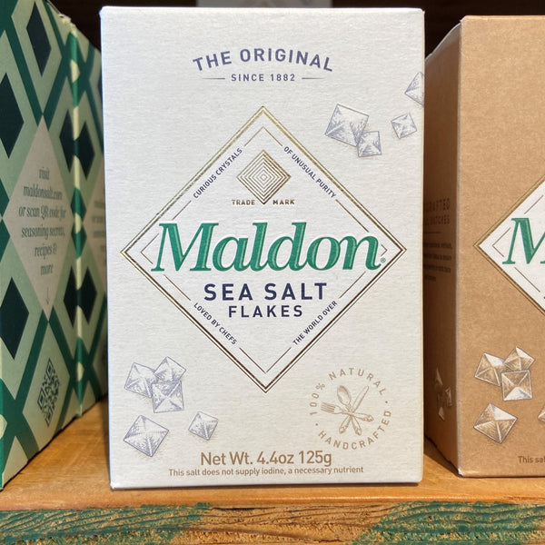 Maldon Smoked Sea Salt Flakes - Six 4.4 oz Boxes