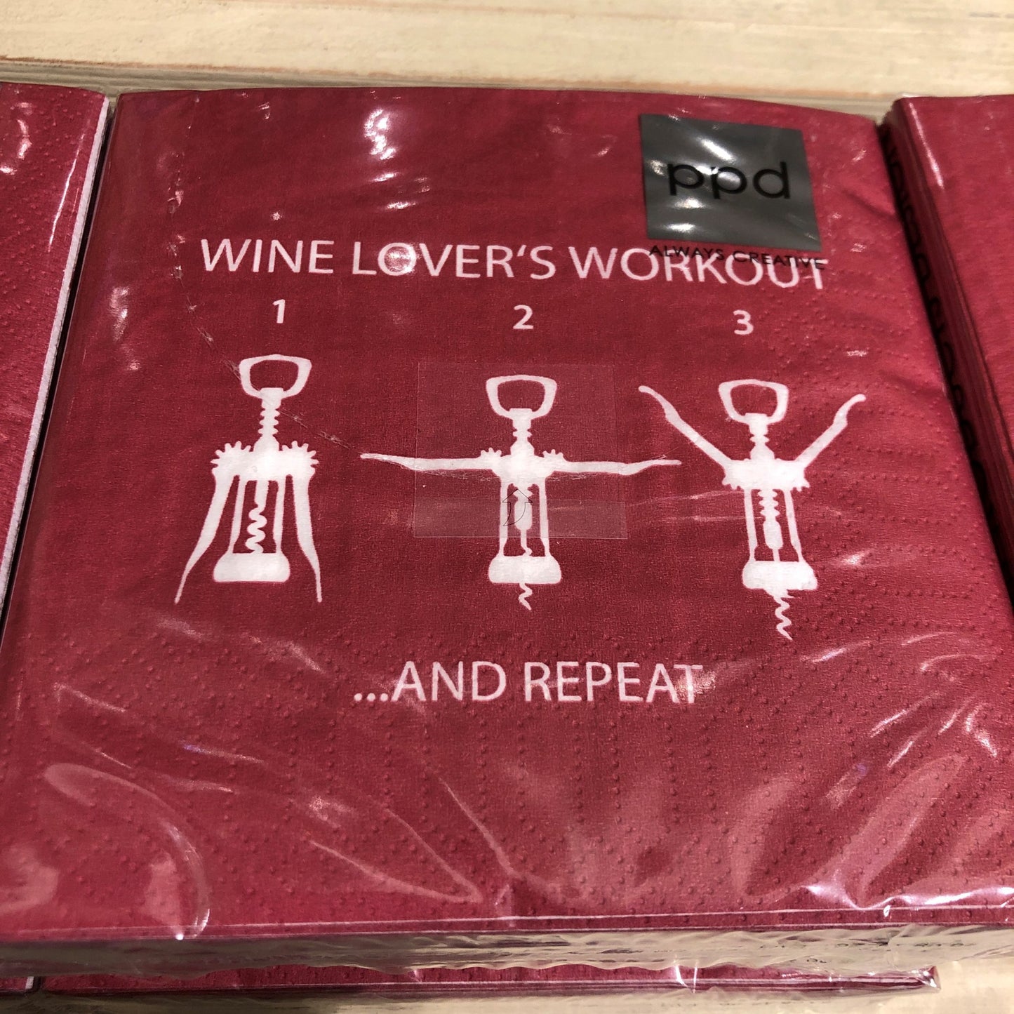 Wine Lovers Workout Napkins